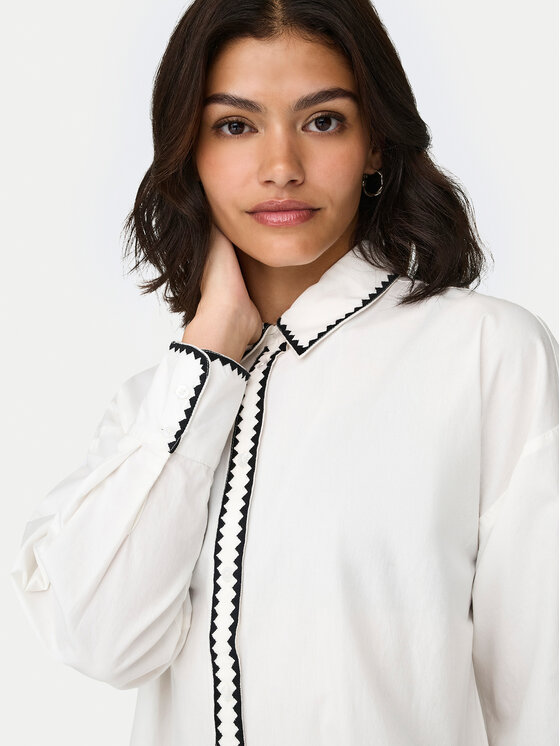 JDY JDY Πουκάμισο Lorenzo 15330351 Λευκό Regular Fit
