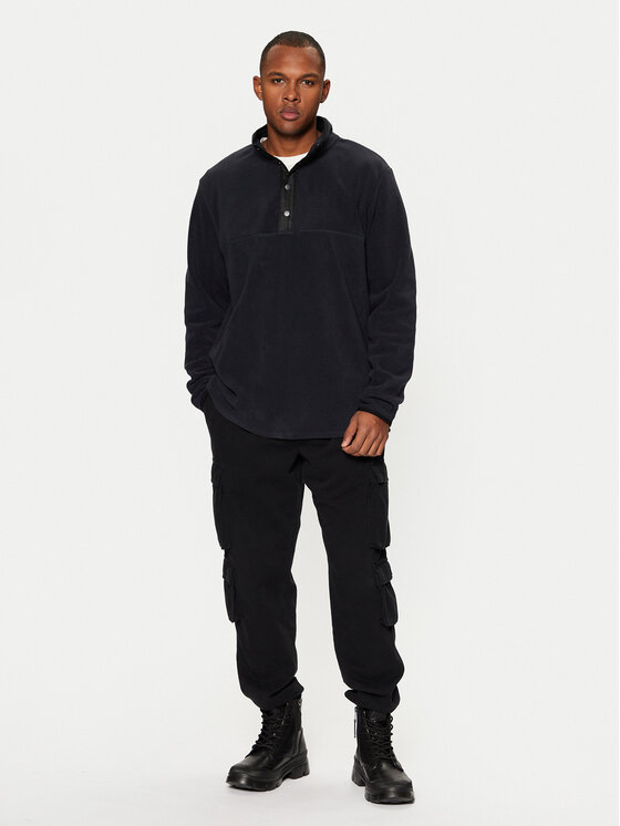 Brave Soul Brave Soul Polár kabát MSS-675DOM Sötétkék Relaxed Fit