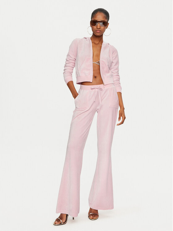 Juicy Couture Juicy Couture Spodnie dresowe Caisa JCSEBJ008 Różowy Slim Fit