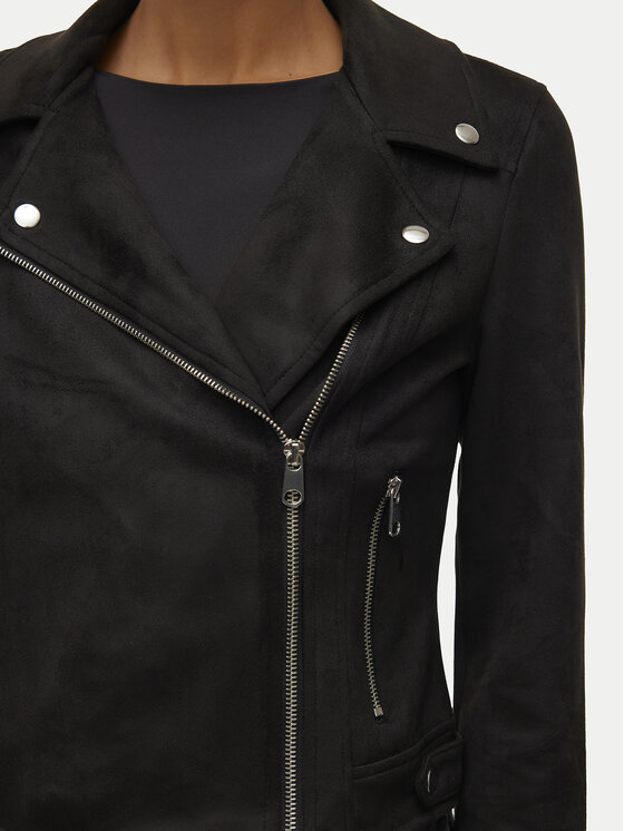Vero Moda Vero Moda Куртка зі штучної шкіри Jose 10300938 Чорний Regular Fit