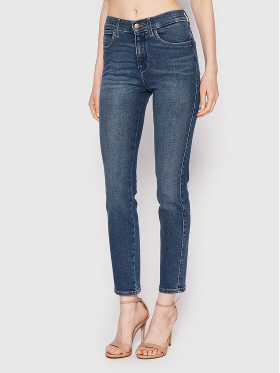 Wrangler Jeans hlače Body Bespoke 112327272 Modra Slim Fit
