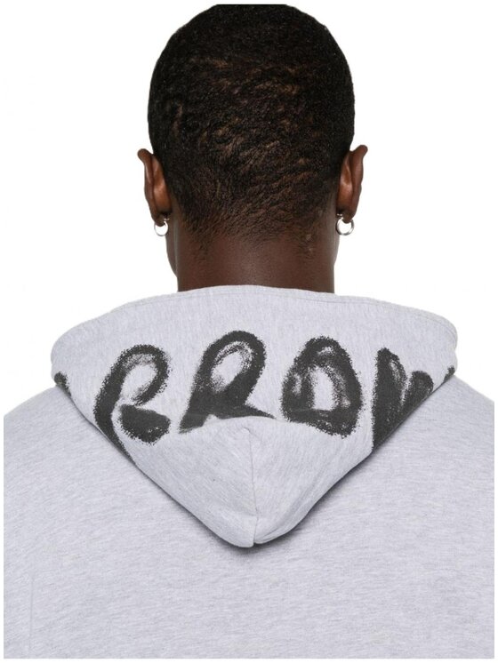 Barrow Barrow Bluza f4bwuahs042-107 Szary Regular Fit