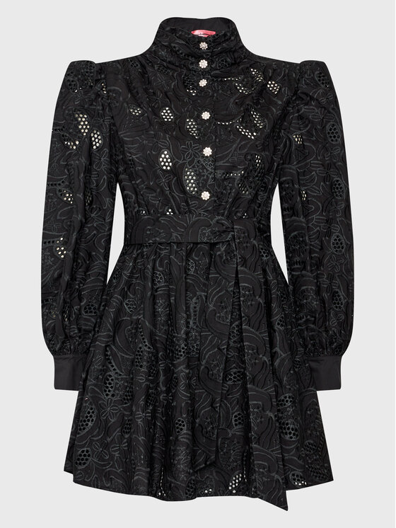 Custommade Custommade Ежедневна рокля Linnea 999370435 Черен Regular Fit