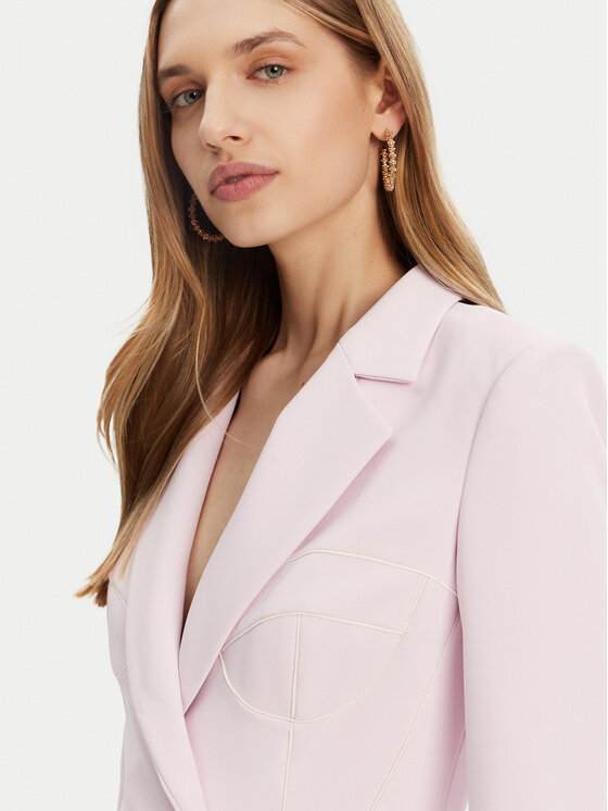 Elisabetta Franchi Elisabetta Franchi Kokteiļkleita AB-734-51E2-V600 Rozā Regular Fit