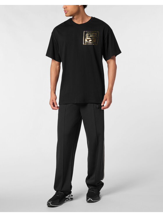 Plein Sport Plein Sport T-särk 24075 Must Regular Fit