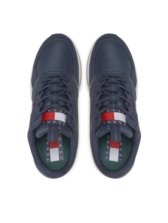 Tommy Jeans Tommy Jeans Sneakersy Flexi Runner Ess EM0EM01080 Granatowy