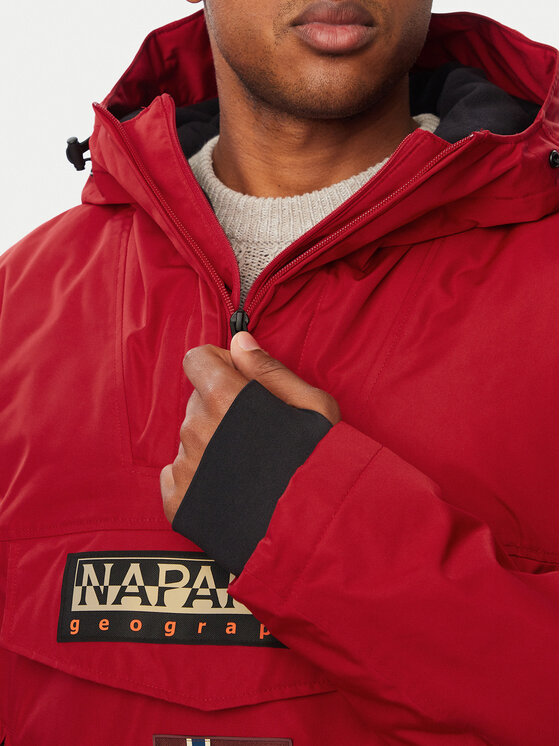 Napapijri Napapijri Μπουφάν anorak Rainforest Next NP0A4IB9 Κόκκινο Regular Fit