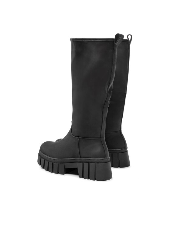 DeeZee DeeZee Kozačky ZAL90099Y-3 Černá