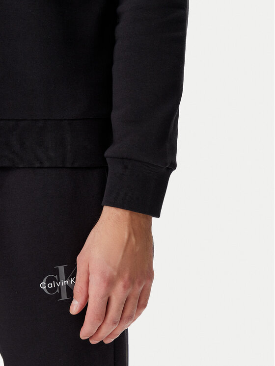 Calvin Klein Jeans Calvin Klein Jeans Majica dugih rukava LV040BM801 Crna Regular Fit