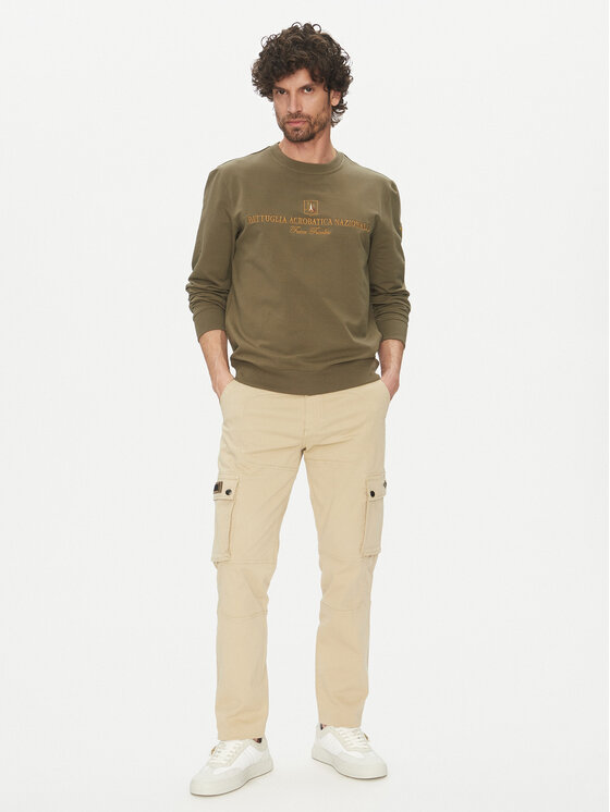 Aeronautica Militare Aeronautica Militare Felpa 251FE2005F459 Cachi Regular Fit