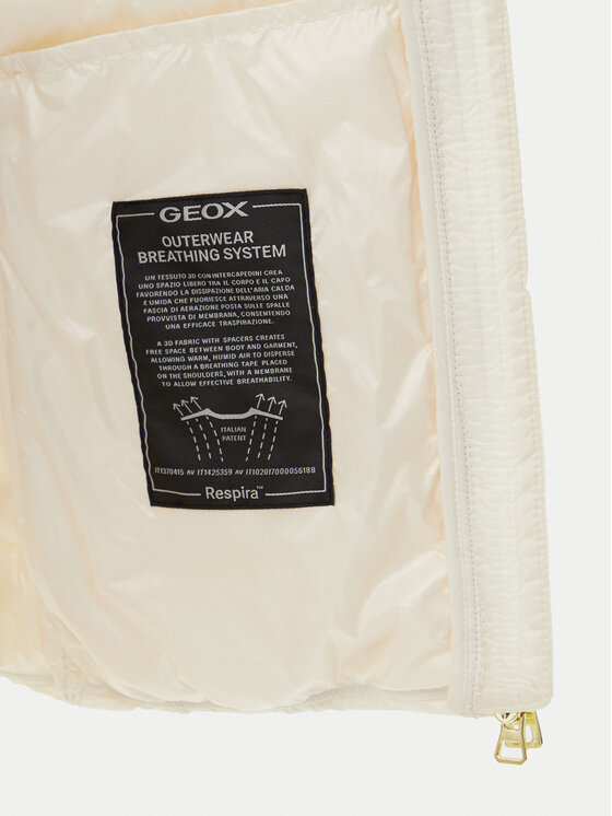 Geox Geox Pernata jakna Jaysen W5525B T3146 F1819 Bež Regular Fit