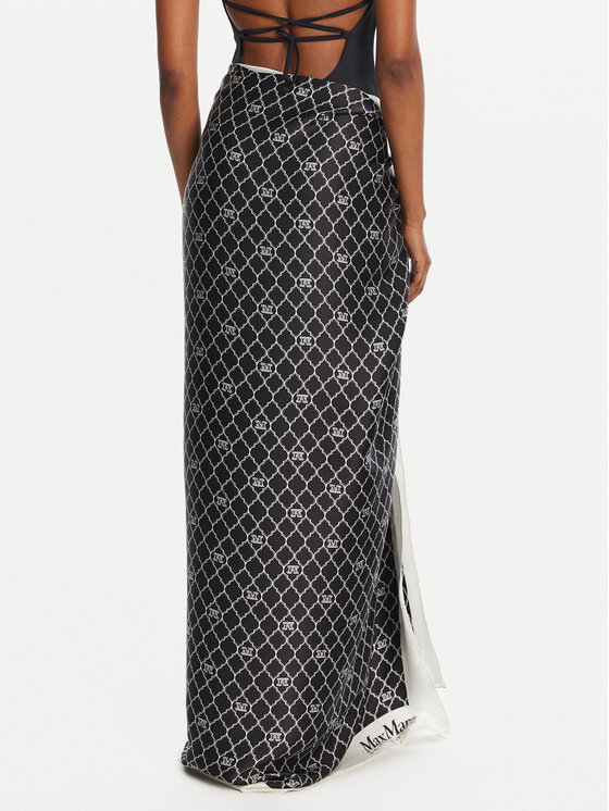Max Mara Beachwear Max Mara Beachwear Naglavna ruta Ottico 2516541019 Črna