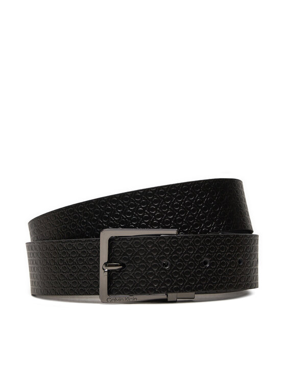 Calvin Klein Calvin Klein Vyriškas Diržas Adj/Rev Sleek Square K50K512337 Juoda