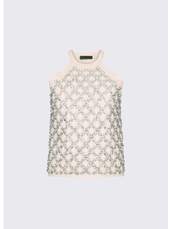 Liu Jo Liu Jo Maglione PA6048MS99EX0753 Bianco Regular Fit