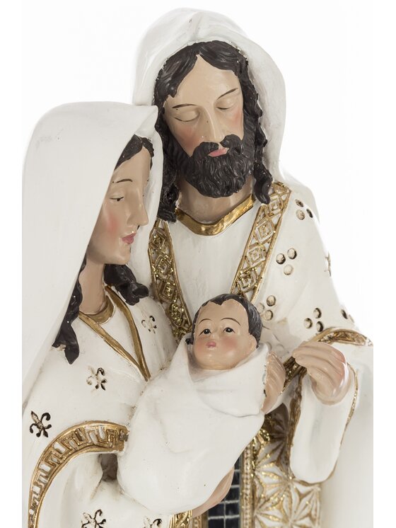 MIAhome MIAhome Figurka świąteczna SZOPKA BOŻONARODZENIOWA-3 Biały