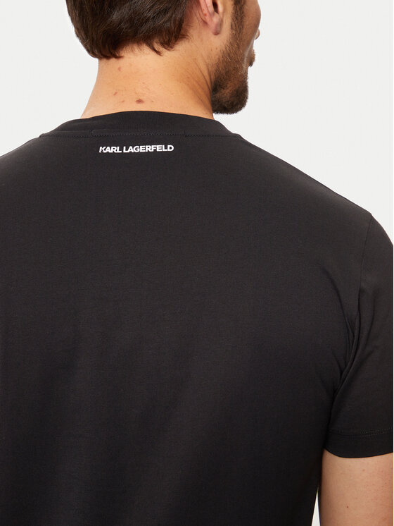 KARL LAGERFELD KARL LAGERFELD T-Shirt 755061 544241 Czarny Regular Fit