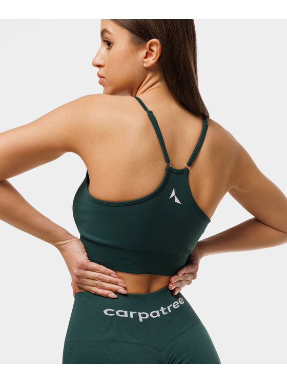 Carpatree Carpatree Biustonosz sportowy Allure Bra Zielony