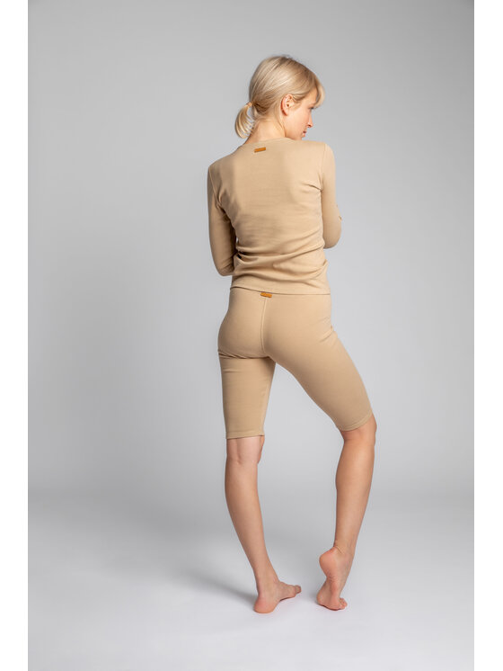 LaLupa LaLupa Bluzka LA038 Brązowy Comfortable Fit