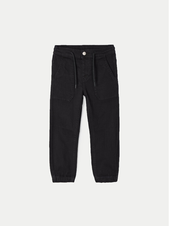 Mayoral Mayoral Pantaloni di tessuto 4536 Nero Regular Fit