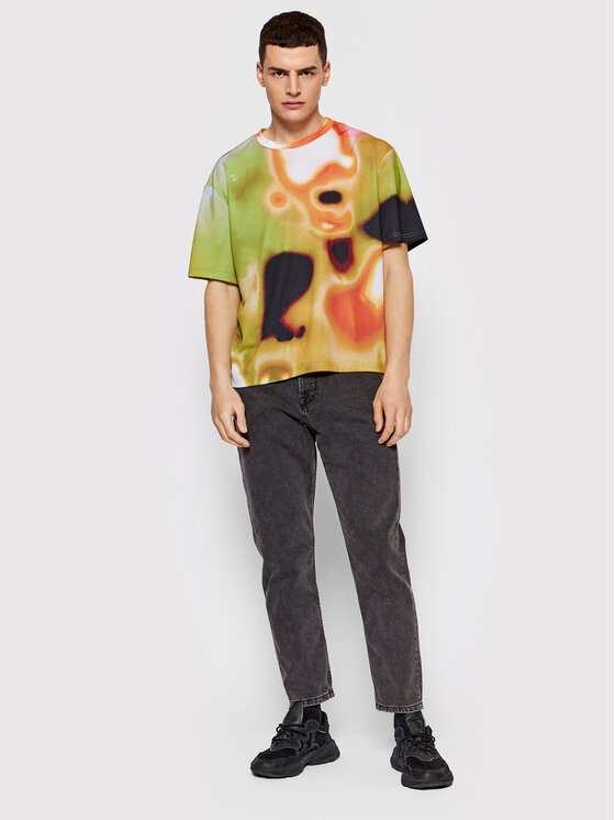 T-shirt Unisex Acid Running Multicolore Regular