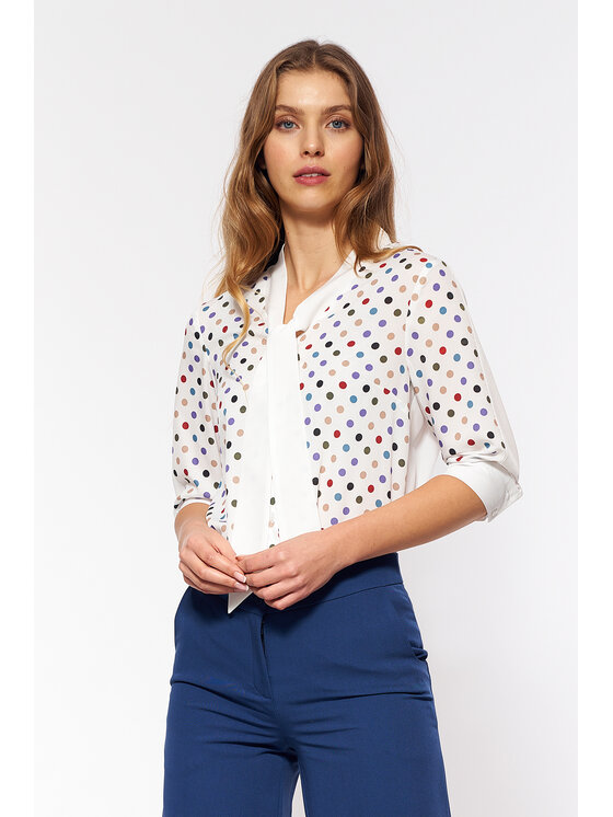 NIFE NIFE Halenka B181 Écru Feminine Fit