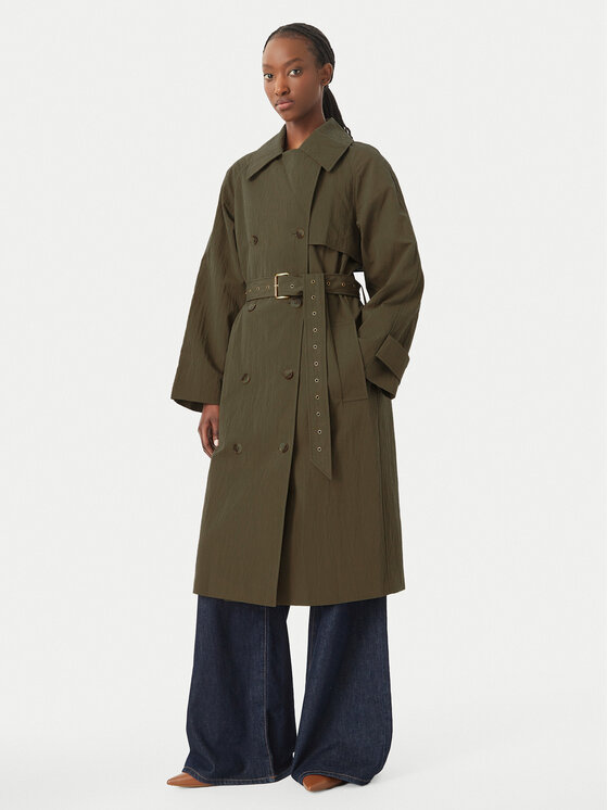 MICHAEL Michael Kors Trenčkot MS620FLKMY Khaki Oversize