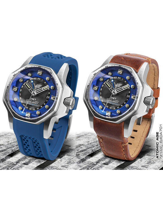 Vostok Europe Vostok Europe Zegarek NH34-640A701S Niebieski