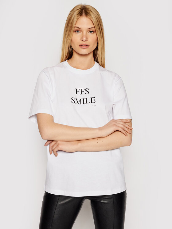 T-shirt Ffs Smile 2221JTS002512A Bianco Regular
