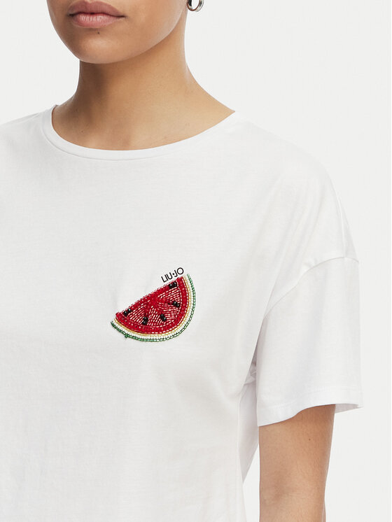 Liu Jo Liu Jo T-Shirt WA6414 JS923 Λευκό Regular Fit