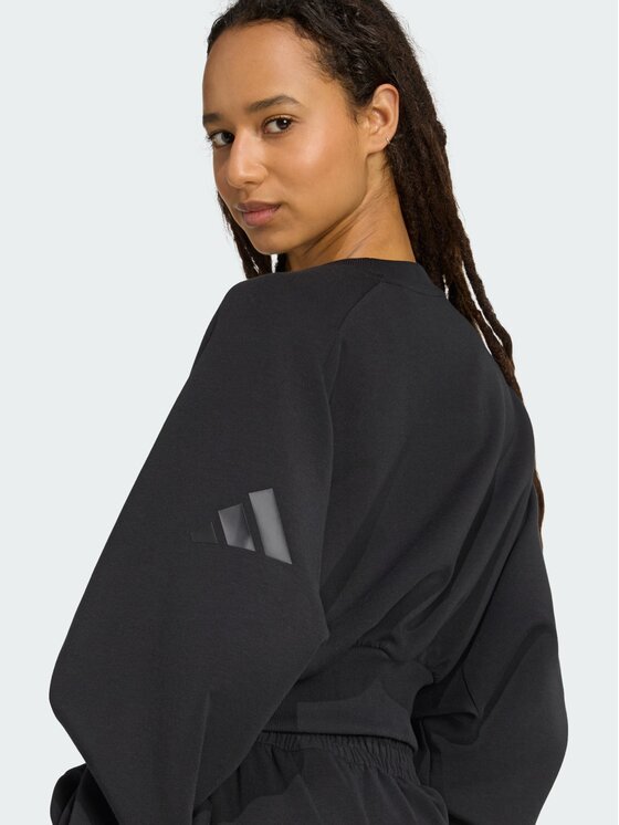 adidas adidas Bluza 151635 Czarny Loose Fit