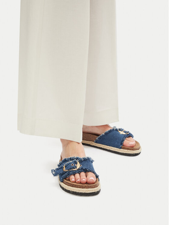 JENNY JENNY Klapki LB-P1629 Granatowy