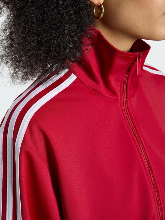 adidas adidas Bluza FIREBIRD Czerwony Loose Fit