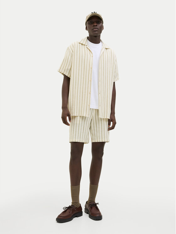 Jack&Jones Jack&Jones Szorty materiałowe Jaiden 12274413 Beżowy Relaxed Fit