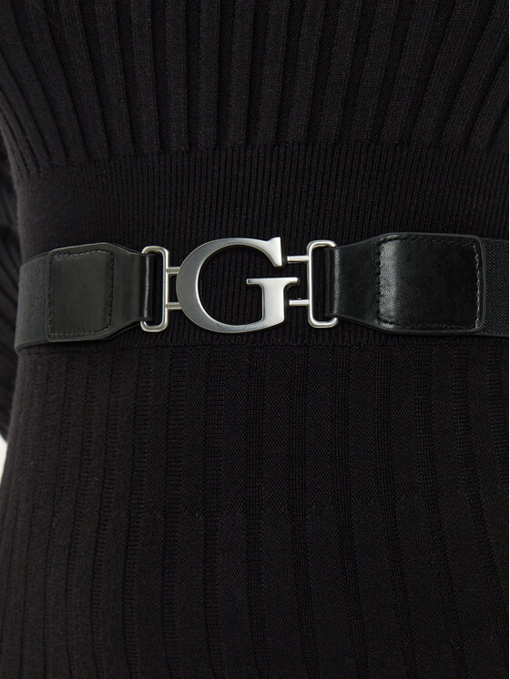 Guess Guess Strickkleid W2BK29 Z2YJ2 Schwarz Regular Fit