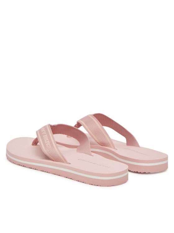 Tommy Hilfiger Tommy Hilfiger Flip-flops Hilfiger Webbing Beach Sandal FW0FW08515 Rózsaszín