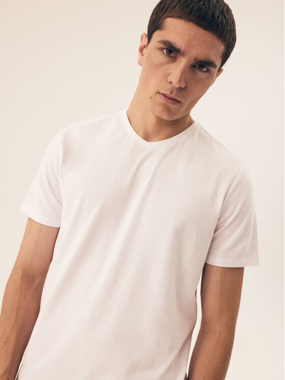 Henderson Henderson Komplet t-shirtów 42975 Biały Regular Fit
