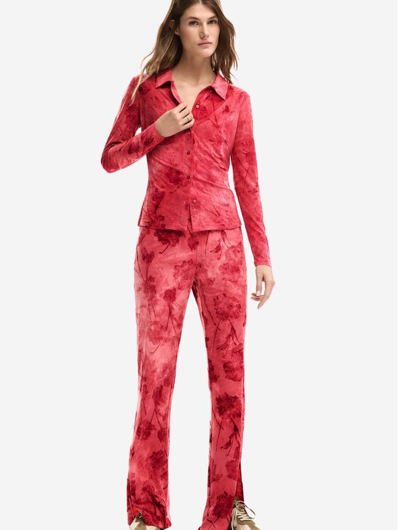 Desigual Desigual Koszula TS_LONDRES Czerwony Regular Fit
