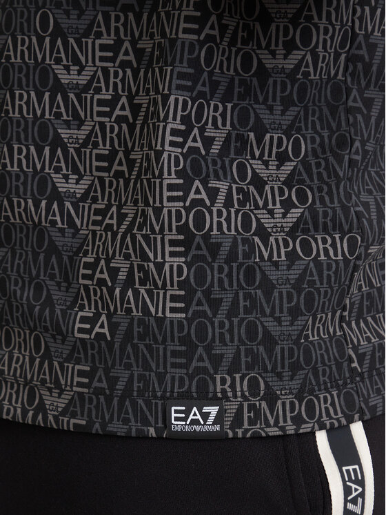 EA7 Emporio Armani EA7 Emporio Armani T-krekls 7M002819 AF12874 FC099 Melns Regular Fit