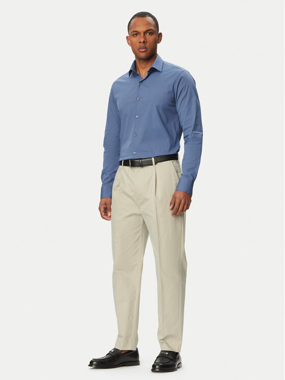 Calvin Klein Calvin Klein Košeľa Essentials LV019EU037 Svetlo modrá Slim Fit