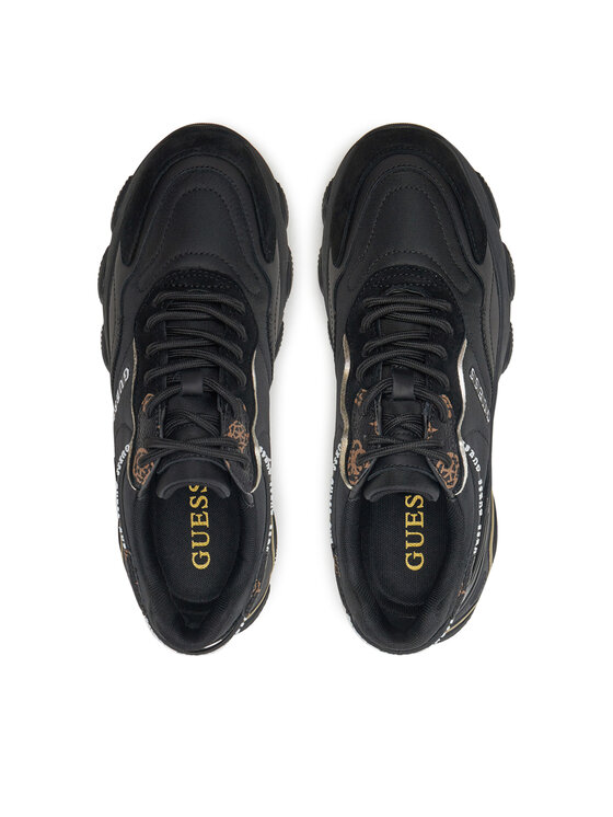 Guess Guess Sneakersy FL7MIC FAL12 Čierna