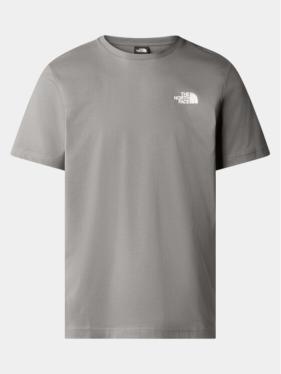 The North Face The North Face Marškinėliai Redbox NF0A87NP Pilka Regular Fit