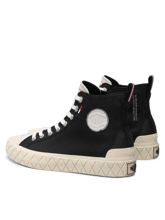 Palladium Palladium Trampki Palla Ace Mid Lth Ul 77174-002-M Czarny