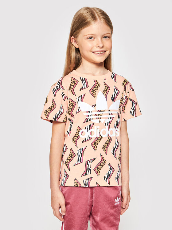 T-shirt Allover Print Tee GN2212 Arancione Regular...