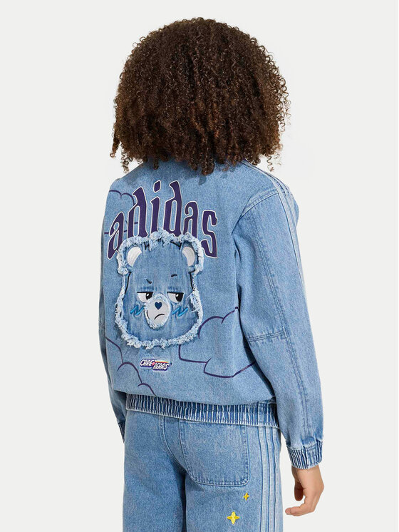 adidas adidas Džínsová bunda Care Bears Loose College KS1734 Modrá Regular Fit