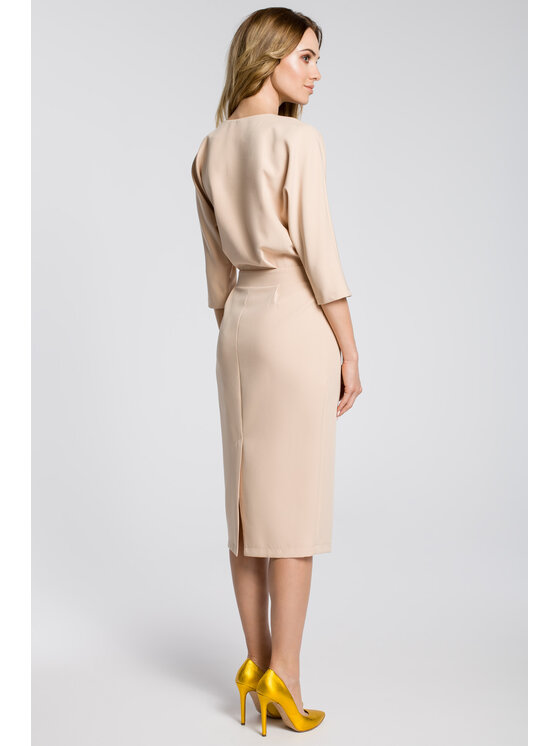 Made of Emotion Made of Emotion Abito da cocktail M360 Beige Girl Fit