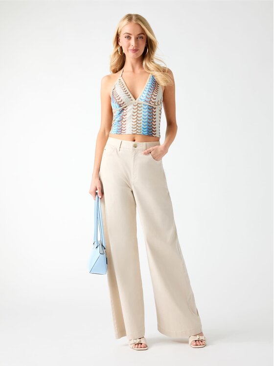 Guess Guess Top 183108 Modrá Classic Fit