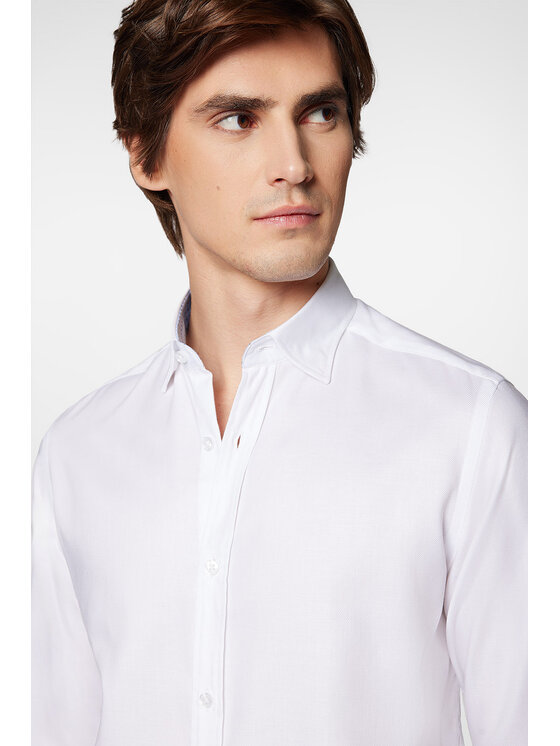 Próchnik Próchnik Koszula PM47 KO073224000044 Biały Slim Fit