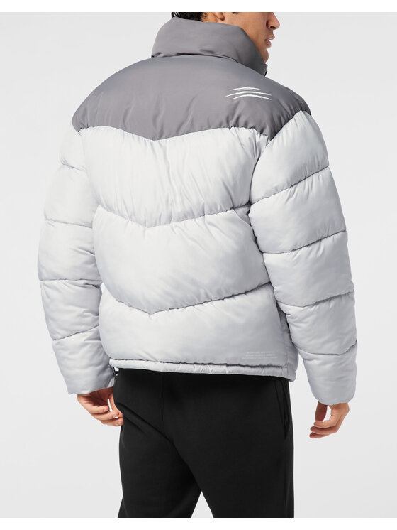 Plein Sport Plein Sport Giubbotto piumino 24023 Grigio Regular Fit