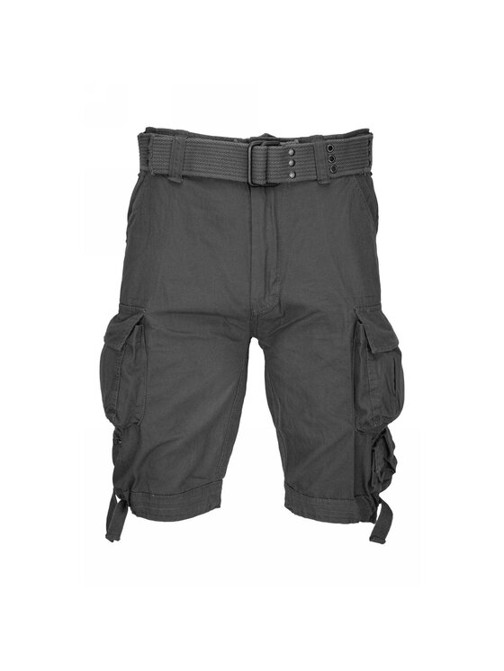 Brandit Brandit Szorty materiałowe 2001.5.L Szary Regular Fit