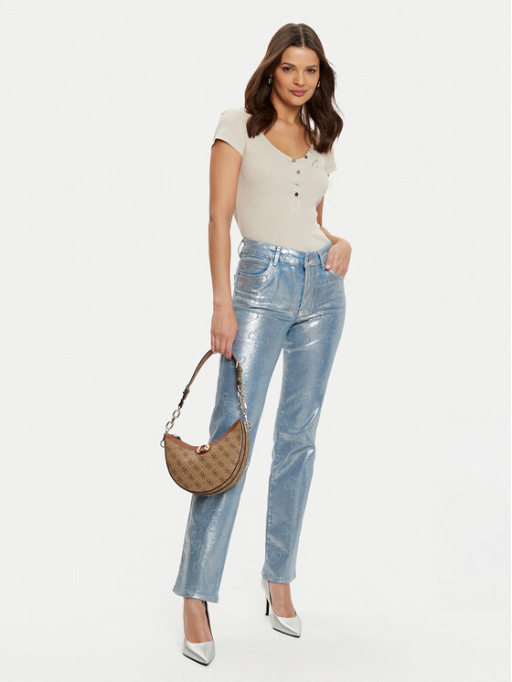 Guess Guess Тишърт W4RP47 K1814 Сив Regular Fit
